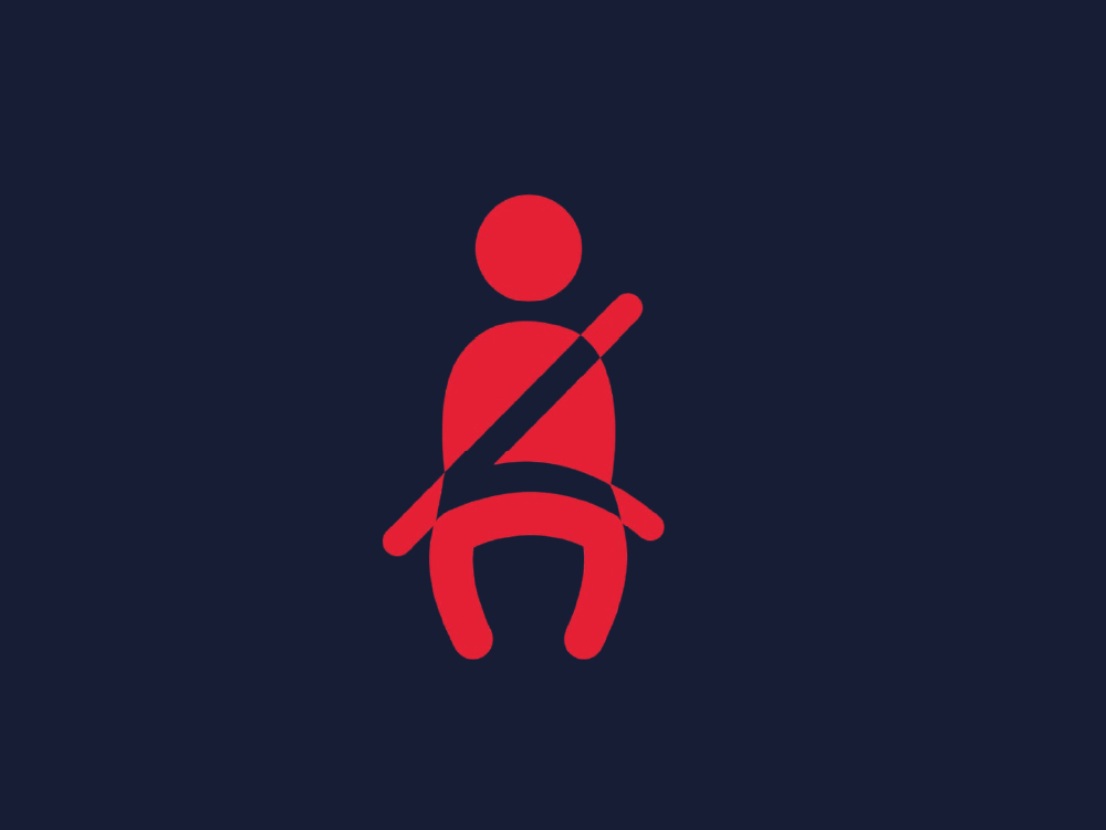 seat belt dashboard light